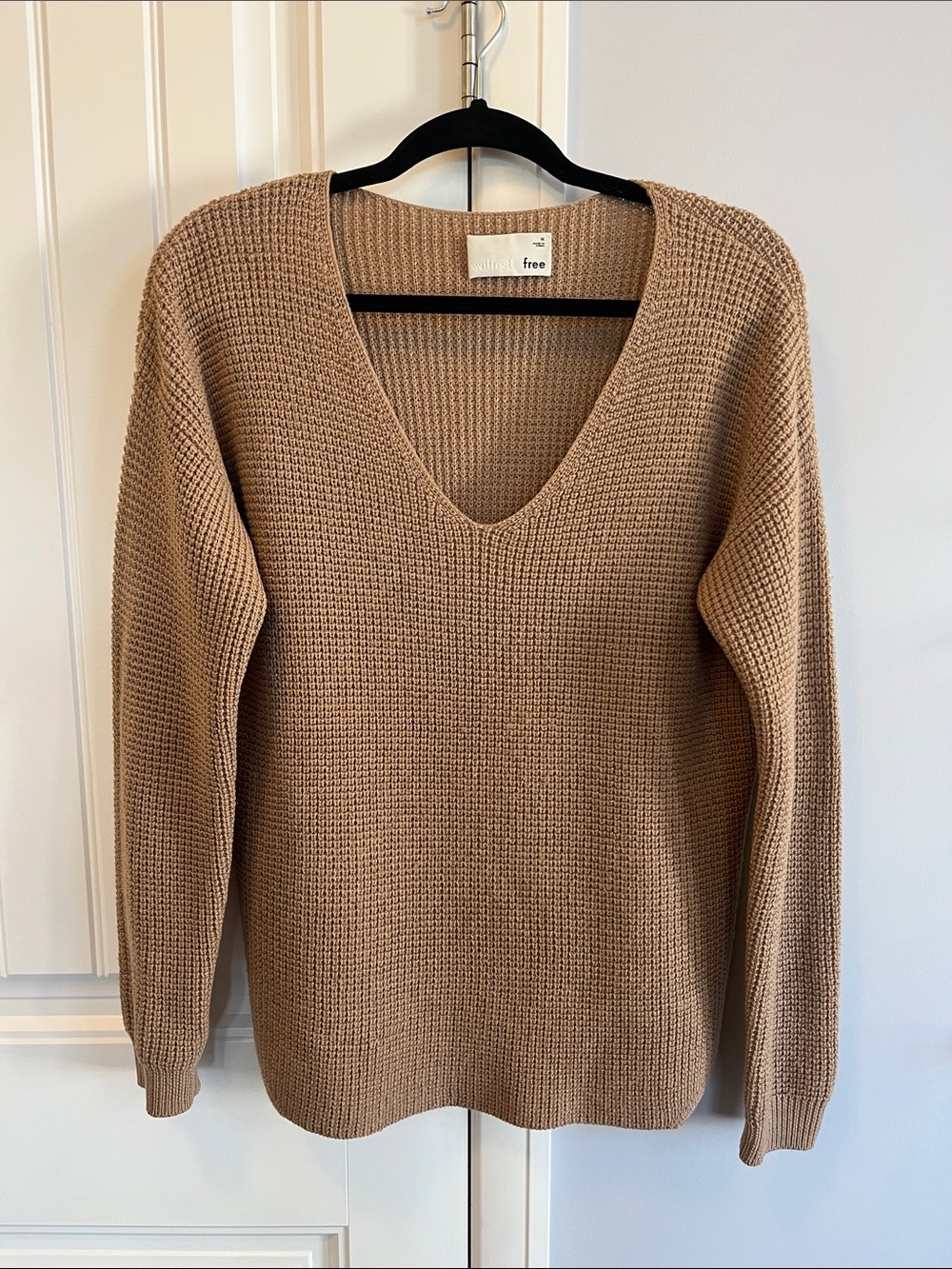 Wilfred free Merino V-Neck Waffle Knit M